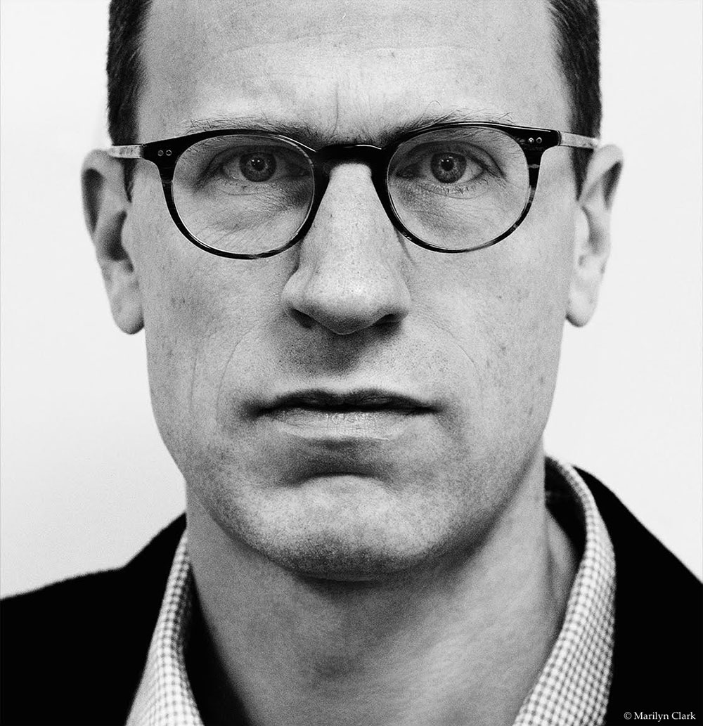 Close-up portrait of Nick Bostrom